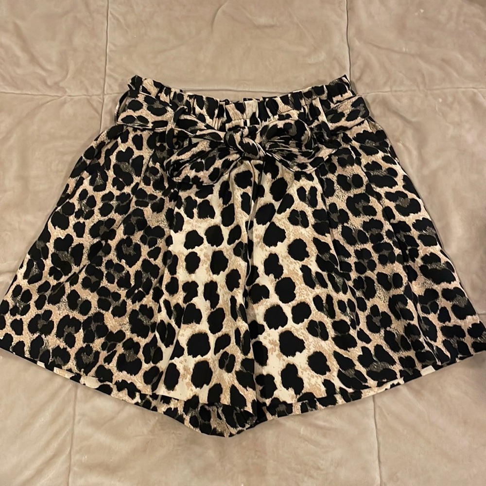 Zara Leopard Print Short